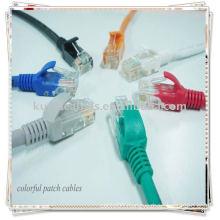 RJ45 network Cat6 patch cable( Colors:white,yellow,red ,green,black optional)